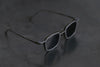 Rigards X TVA joint RG2004TVA titanium aluminum magnesium alloy double-layer sunglasses series RG-RG2004TVA-GYYKSHP ancient jade + silver frame transparent + dark gray lens